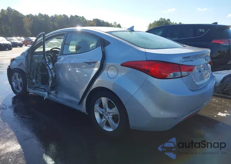 2013 Hyundai Elantra Gls from USA, damaged, VIN 5NPDH4AE9DH265729